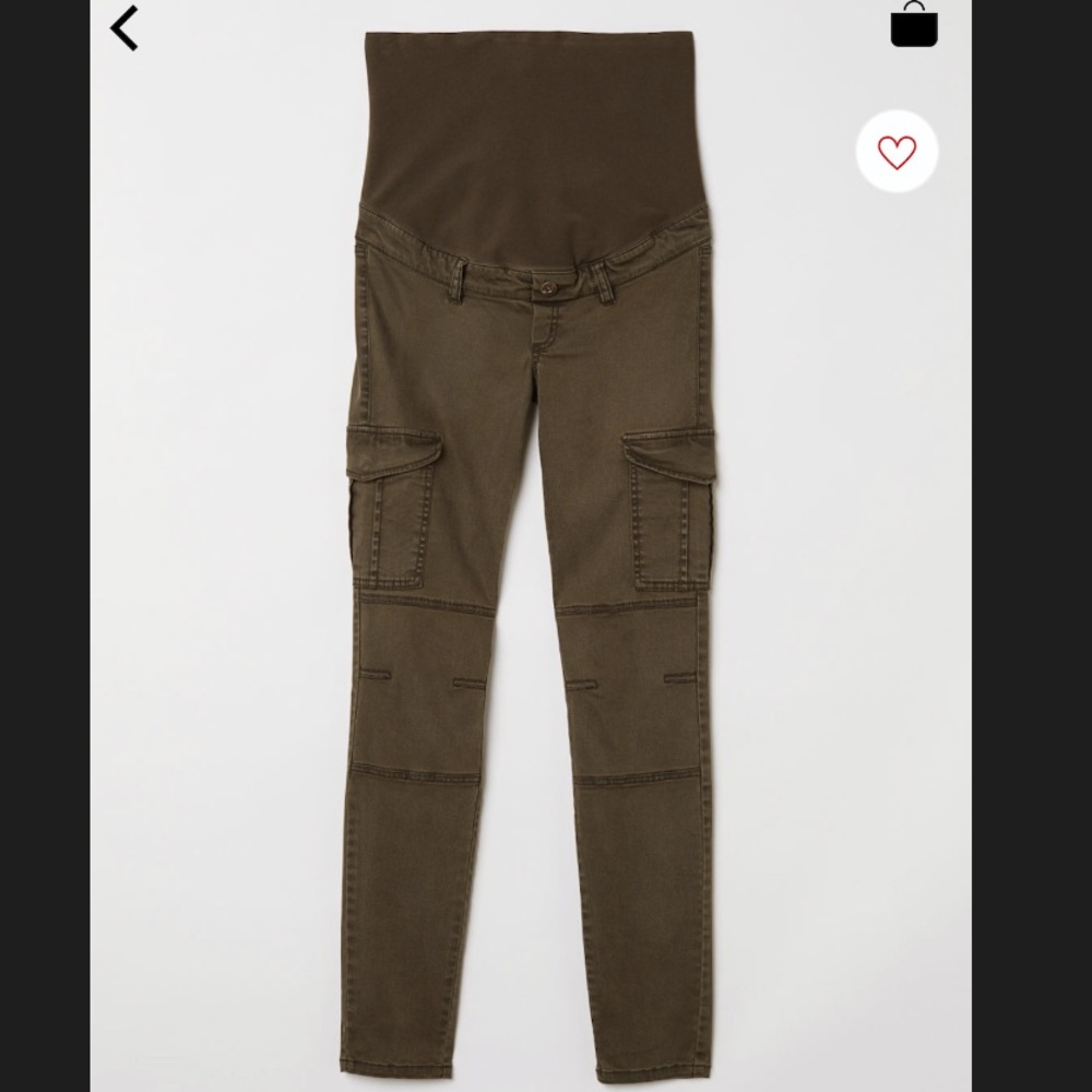 H&M Mama Maternity Cargo Pants Size 12